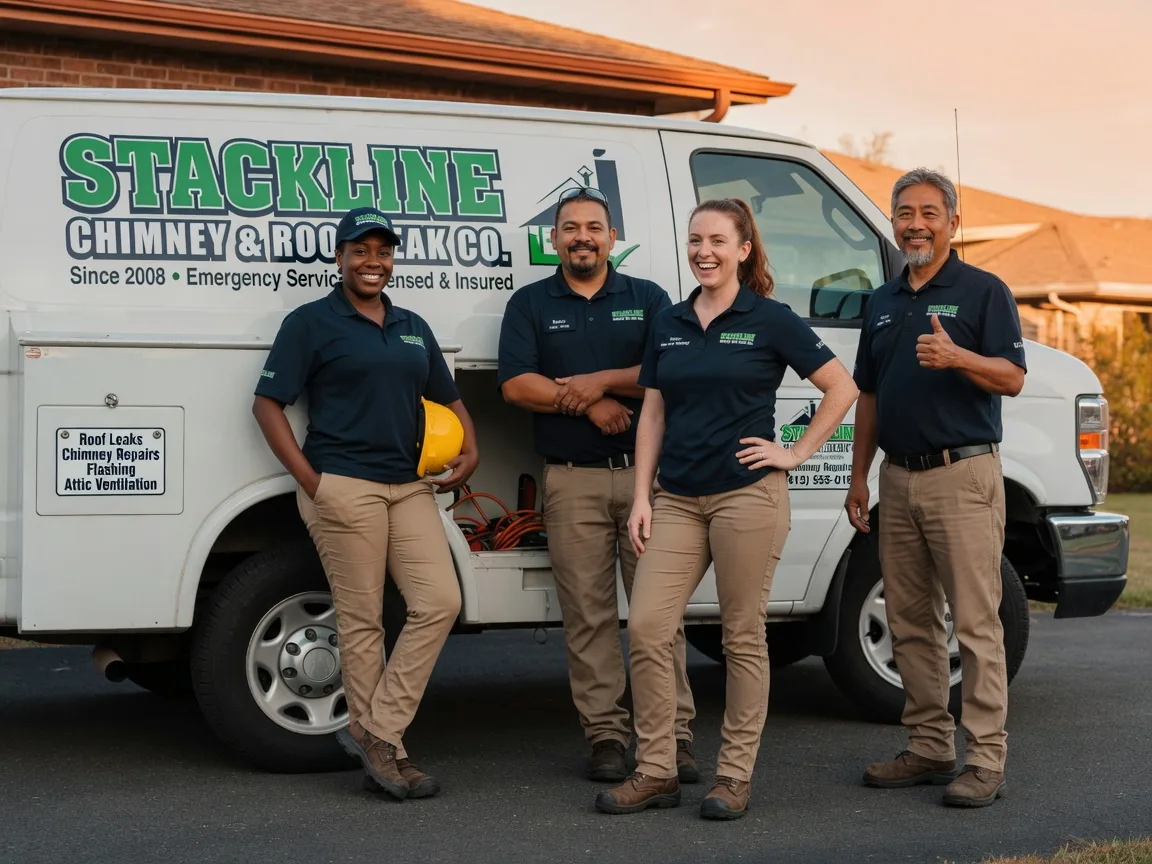Chimney flashing repair company in Justice, WV
